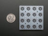 Picture of Adafruit Silicone Elastomer 4x4 Button Keypad - for 3mm LEDs [ADA1611]