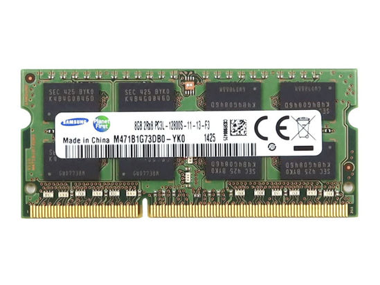 Picture of Samsung 8GB PC3L-12800S DDR3-1600 2RX8 Non-ECC SODIMM Memory M471B1G73DB0-YK0