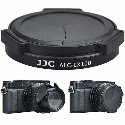 Picture of Auto Open and Close Lens Cap Protector for Panasonic Lumix LX100 II (DC-LX100M2) DMC-LX100 Leica D-LUX (Typ 109) D-LUX 7 D-LUX 8 Replaces DMW-LFAC1K Automatic Lens Cap, Fits Filter Thickness Below 8mm