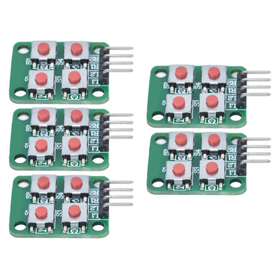 Picture of 5PCS 2x2 Scan Buttons Matrix Keyboard Module 4 Keypad Module Push Button Switch Module for Electrical Control