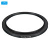 Picture of PATIKIL 55mm-62mm Metal Step Up Ring, 2 Pack Camera Lens Filter Adapter Ring Aluminum Filter Adapter Ring for Camera Lenses Hood, Black