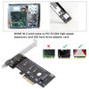 Picture of YINETTECH M.2 NVME to PCIe 3.0 x4 Adapter M.2 NVME SSD to PCI-e 3.0 x 4 Host Controller Expansion Card Supports 2280/2260/ 2242/2230 Solid State Drives