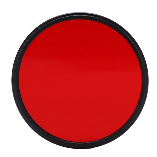 Picture of Full Red Filter, Optical Glass Red Filter Scratch Resistant Multilayer for Shooting(67mm)