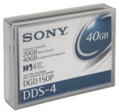 Picture of Sony DDS-4 Tape, 20/40GB DDS 4 Part # DGD-150P New & Factory Sealed