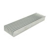 Picture of Silver Tone Aluminum Heatsink Cooler Radiator Cooling 100mm x 25mm x10mm Heat Sink Module Cooler(Pack of 4)