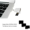 Picture of NFHK Micro SD TF to SD Card Kit Mini Adaptor for Extra Storage MacBook Air/Pro/Retina White