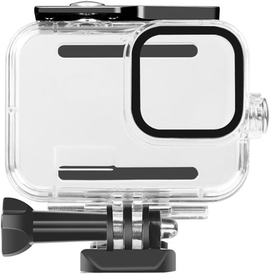 Picture of KINGKI 60M/196FT Waterproof Case for Go Pro Hero 8 Black,Protective Underwater Diving Housing Shell with Accessories for Hero8 Black Action Camera