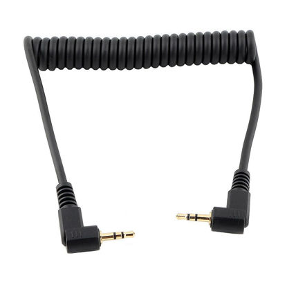 Picture of 2.5mm to K1 Camera Shutter Release Cable Remote Control Cord Speedlight Flash Trigger Connect PC Sync Spring Coiled Wire Cord for PENTAX 645Z 645D K1 K3 K5 K5 II K30 K50 K500 K7