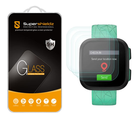 Picture of Supershieldz (3 Pack) Designed for Garmin Bounce Tempered Glass Screen Protector, Anti Scratch, Bubble Free