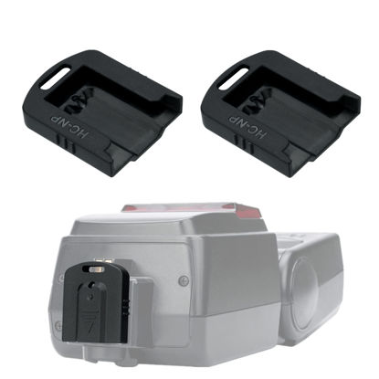 Picture of 2X Camera Flash Foot Contact Connector Protectors Hot Shoe Mount Cover for Nikon SB-700 SB-900 SB-910 SB-300 4814 SB-500 SB-5000 AF Speedlight Flash SB R1C1 Macro Flash System SU-800 Commander