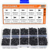 Picture of HELIFOUNER 600 Pieces M2 M2.5 M3 Phillips Flat Head Screws, Electronic Repair Screws for SSD, Laptop Notebook Computer