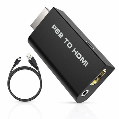 Picture of Rybozen PS2 to HDMI Converter Adapter, M209 - Supports All Playstation 2 Display Modes, 3.5mm Audio Output, Plug and Play, USB Cable Powered