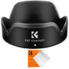 Picture of K&F Concept Lens Hood for Canon EF-M 15-45mm f/3.5-6.3 is STM & RF-S 18-45mm f/4.5-6.3 is STM Lens, Snap on Camera Lens Shade Replaces Canon EW-53 Hood