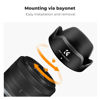 Picture of K&F Concept Lens Hood for Canon EF-M 15-45mm f/3.5-6.3 is STM & RF-S 18-45mm f/4.5-6.3 is STM Lens, Snap on Camera Lens Shade Replaces Canon EW-53 Hood