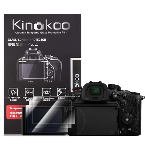 Picture of kinokoo Screen Protector for Sony ZVE10 II/ZV-E10 II Mirrorless Camera - 0.25mm 9H Hardness for Sony Alpha ZV-E10 II Tempered Glass Film - Anti-Fingerprint, Anti- Scratch & Bubblefree (3 Packs)