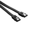 Picture of CableMod ModFlex Sleeved SATA 3 Cable (Black, 30cm)