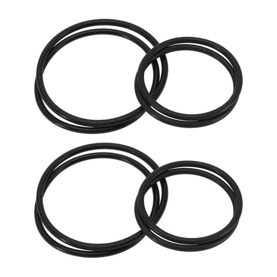 Picture of ECSiNG 12 Pcs Bicycle Mount Bands Rubber O-Ring Elastic Bands Kit Compatible with Garmin Quick Release Quarter Turn Bike Mounts for Sport Cycling Accessories