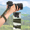 Picture of Andibro Quick Release Camera Wrist Strap Nylon Camera Hand Strap with Quick Connector Camera Strap for DSLR Mirrorless Camera(Green)