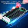 Picture of SCSI SCA 80 PIN to 68 50 PIN SCSI Adapter SCA 80 PIN to SCSI 68 IDE 50 Hard Disk Adapter Converter Adaptor