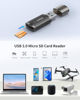 Picture of Orlian USB 3.0 Micro SD Card Reader, for MicroSD, MicroSDHC/SDXC UHS-I Memory Card, Compatible with Windows, MAC MacBook Pro/Air, iPhone 15 Pro/Max, Android and More, Black(Micro SD Card Not Included)