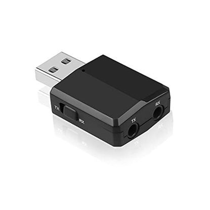 Picture of Bluetooth Transmitter and Receiver, 3-in-1 Wireless Bluetooth Adapter,Low Latency Bluetooth Audio Adapter for TV,Car,Home Stereo System