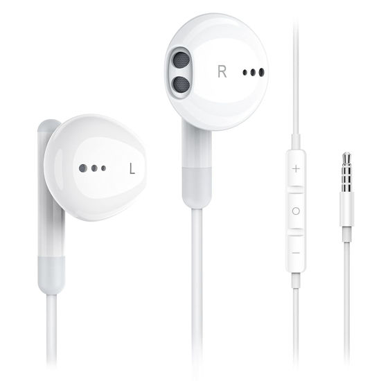 Picture of Kimwood Wired Earbuds with Microphone, Wired Earphones in Ear Headphones HiFi Stereo, Powerful Bass and Crystal Clear Audio, Compatible with iPhone, iPad, Android, Computer Most with 3.5mm Jack