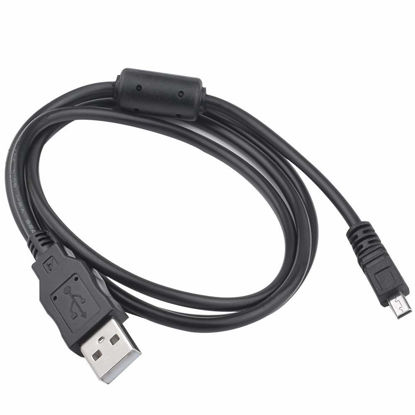 Picture of Replacement USB Cable 8Pin Camera Transfer Data Sync Charging Cord Compatible with Samsung Digital Cameras S630 S730 S750 S760 S860 D75 S85 L50 L60 L700 L77 V2 and More (3.3ft)