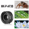 Picture of Meike Auto Focus Plastic Macro Extension tube Ring AF for Panasonic Olympus M43 Mount cameras G2 G3 GH4 GH5 GF2 GF5 GX1 EP1 EP2