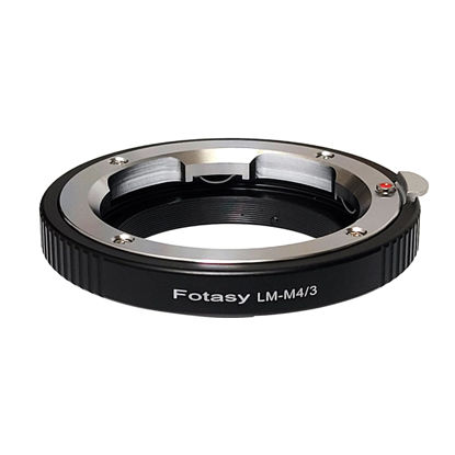 Picture of Fotasy Leica M Lens to M43 Adapter, LM to MFT Mount Converter, Compatible with Panasonic G7 G9 GF8 GH5 II GX7 GX8 GX9 GX850 G90 G91 G95 G100 Olympus E-M1 E-M5 E-M10 I II III E-PM2 E-PM1 Pen-F E-M1X