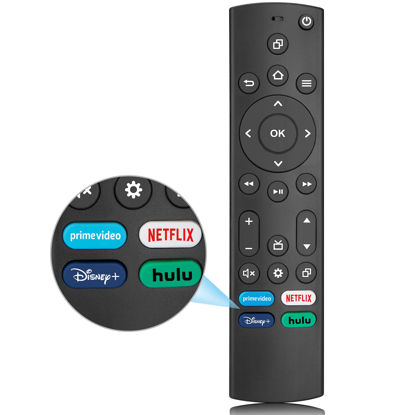 Picture of Replacement Remote for Insignia/Toshiba Smart TVs Compatible with All Insignia Fire Smart TVs and Toshiba Fire Smart TVs