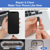 Picture of iPhone Cleaning Kit iPhone Cleaner,12 in 1 Port Cleaner Repair & Restore Tool for AirPod iPhone 15 14 13 12 11 Pro Max iPad Samsung etc,Phone Clenaing kit for Lightning and USB C Charging Port, Cables