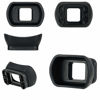 Picture of JJC KIWIFOTOS Ergonomic Long Camera Eyecup for Nikon Z50, Nikon Z50 Eye Cup, Z50 Eye Piece viewfinder, Replaces Nikon DK-30 Eyecup, Soft Silicone, 49.9X33.1X21.9mm