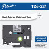 Picture of Brother Tape, Retail Packaging, 3/8 Inch, Black on White (TZe221)