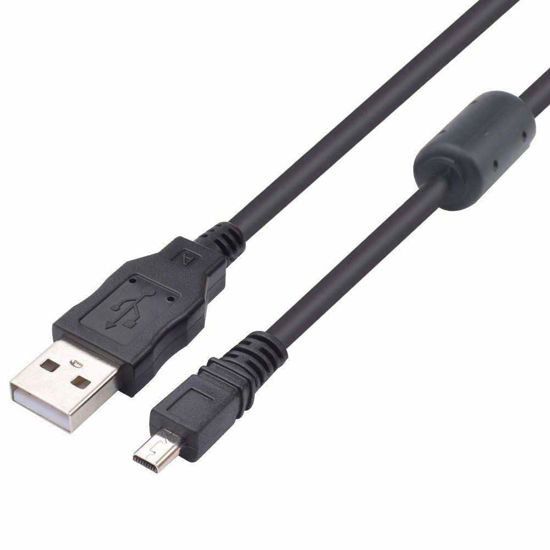 Picture of GONOLOWAY Replacement USB Cable 8Pin Camera Transfer Data Sync Charging Cord Compatible with Sony Digital Camera DSC-H200 H300 DSC-W710 W730 W800 W810 W830 W370 (4.9ft)