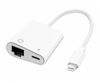 Picture of HOXIBSL Lightning to Ethernet Adapter with Charging Port,RJ45 Ethernet LAN Network Adapter for iPhone/1Pad/iPod Supports 100Mbps,Plug and Play