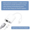 Picture of HOXIBSL Lightning to Ethernet Adapter with Charging Port,RJ45 Ethernet LAN Network Adapter for iPhone/1Pad/iPod Supports 100Mbps,Plug and Play