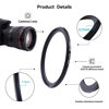 Picture of 62mm Lens to 55mm Camera Lens Adapter,62mm-55mm Filter Step-Down Ring,Compatible All 55mm Filter Accessory.Made from CNC Machined