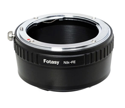 Picture of Fotasy Manual F Mount Lens to E-Mount Adapter, NK E Mount Adapter, Compatible with Nikon F Lens Sony a7 a7R a7s II III IV a9 a7c Alpha 1 a6600 a6500 a6400 a6300 a6100 a6000 a5100 a5000 a3500 ZV-E10