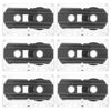 Picture of Veemoon Cassette Tape 6 Pcs Blank Cassette Tapes 60-minute for Recording Blank Audio Tapes Clear Audio Cassette Tape Colored Cassettes Tapes Empty Cassette Tape Recordable