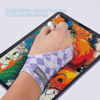 Picture of Spaseeba Artist Drawing Glove Art Two-Finger Glove Animal Print for Drawing Tablet/Pen Display/iPad for Right and Left Hand, S Purple Color