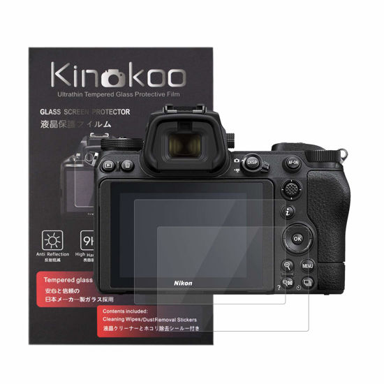 Picture of kinokoo Tempered Glass Film for Nikon Z7 II Crystal Clear Film Nikon Z7 II Screen Protector Bubble-free/Anti-scratch(2 pack)