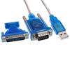 Picture of axGear New USB 2.0 to RS232 COM Port 9 Pin Serial DB25 DB9 Adapter Cable Converter