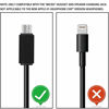 Picture of Replacement Micro USB Charging Charger Power Supply Cable Compatible with for Beats by Dr Dre Studio Solo Powerbeats 3 2.0 Wireless Headphone and Pill Speakers (USB-B)