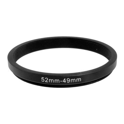 Picture of uxcell 52mm/49mm 52mm to 49mm Black Ring Adapter for Camera