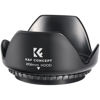 Picture of K&F Concept 58mm Tulip Flower Lens Hood for Canon Rebel T8i T7 T7i T6i T6 T6s T5i T5 T4i T3i SL3 SL2 SL1 DSLR Cameras with RF24-50mm F4.5-6.3 IS STM, EF 75-300mm f/4-5.6 III,EF 50mm f/1.4 USM Lens