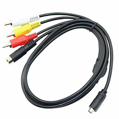 Picture of New - AV A/V Audio Video TV Cable Cord Lead RCA for Sony Handycam DCR-SR42 Camcorder