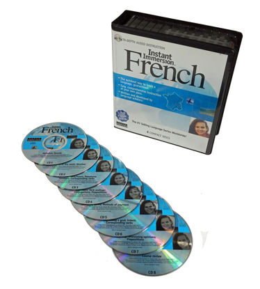 Picture of Topics Entertainment Learn How to Speak French Language - Instant Immersion 8 Audio CD Set