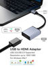 Picture of TULIYET USB to HDMI Adapter, USB 3.0/2.0 to HDMI for Multiple Monitors 1080P Compatible with Windows XP/7/8/10/11 - Grey