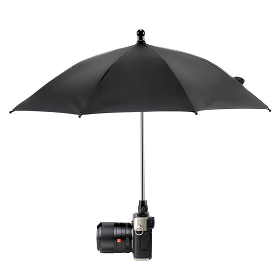 Picture of Camera Umbrella with Hot Shoe（19.68inch), Camera Rain Cover, Protector Sunshade, Protects Camera from Rain, Camera Accessories, Waterproof Camera Accessory for DSLR Mirrorless Canon Sony Nikon Fuji