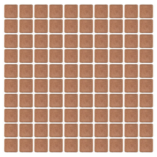 Picture of 100pcs Copper Pad Shim Thermal Kit, 401w/mk Thermal Conductivity Small Heatsink Kit, DIY Pure Copper Skiving Fin Heatsink, for Laptop GPU CPU VGA VRAM(15x15x1.5mm)